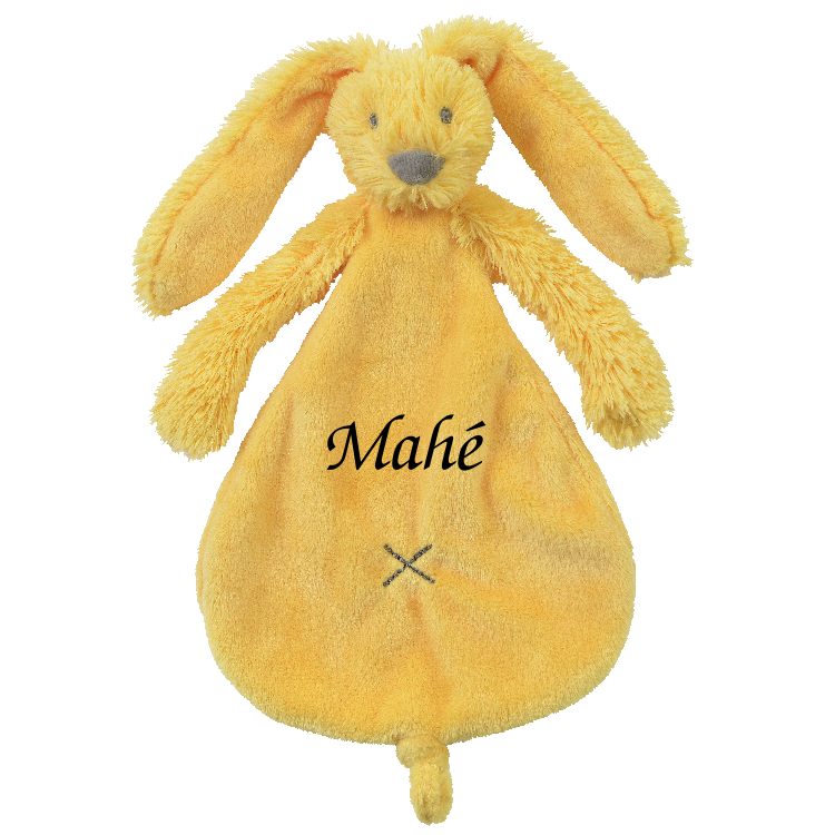  - richie the rabbit - comforter yellow 25 cm 